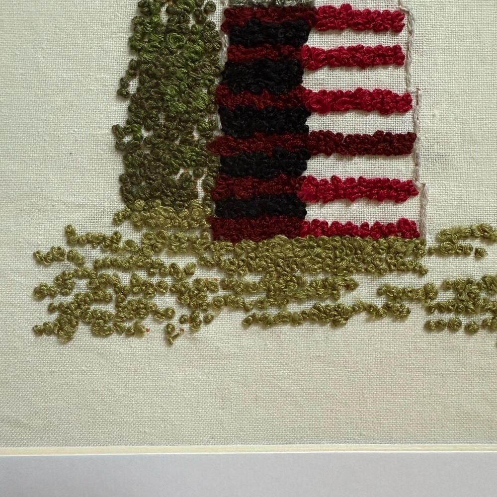 West Quoddy Head Lighthouse Embroidered Art - Picture 3 of 8